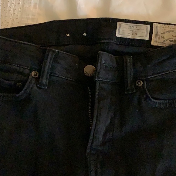 All saints dark grey mid/low rise jeans - Picture 5 of 5